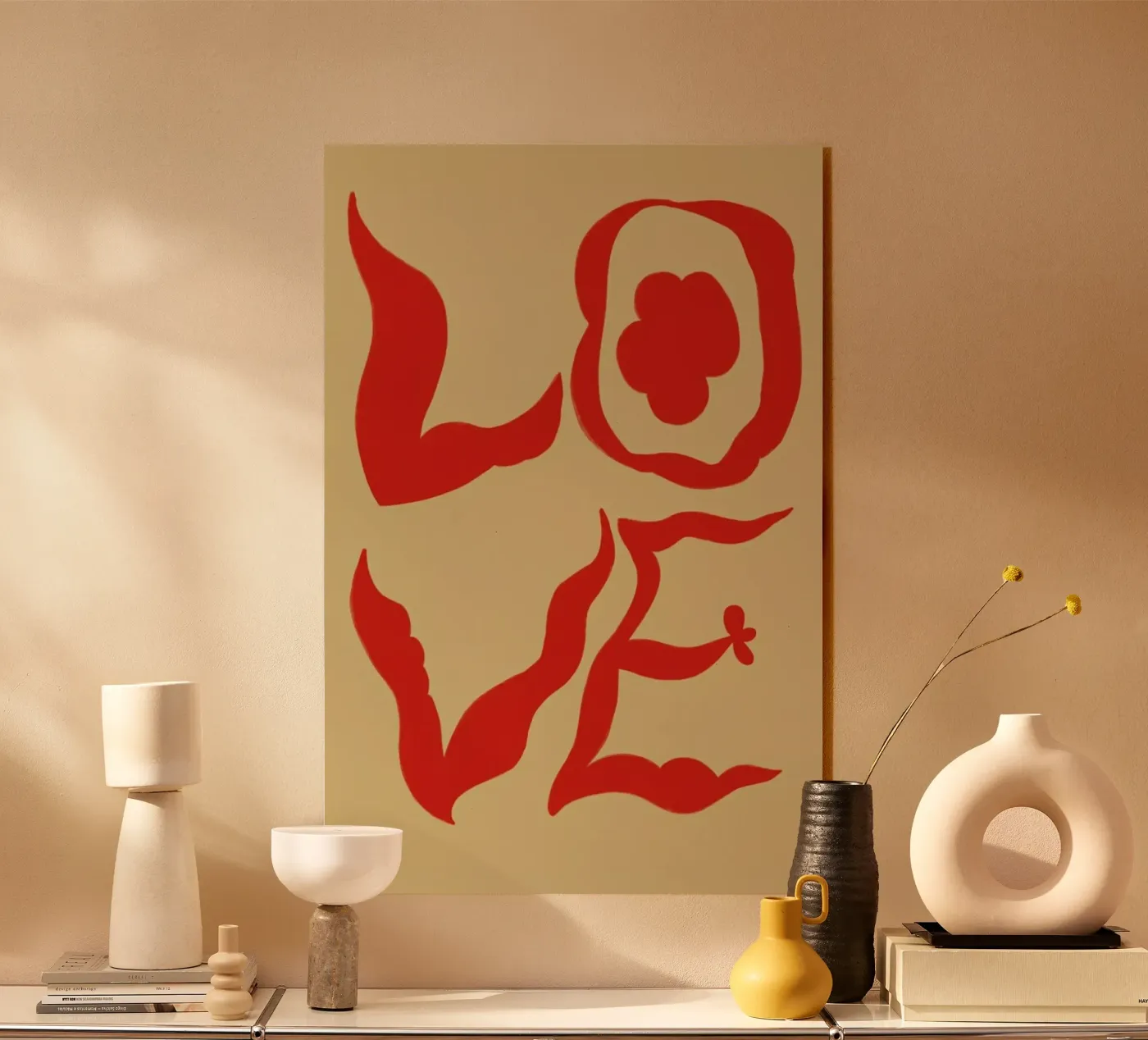 Love plexiglas de Sandra Poliakov