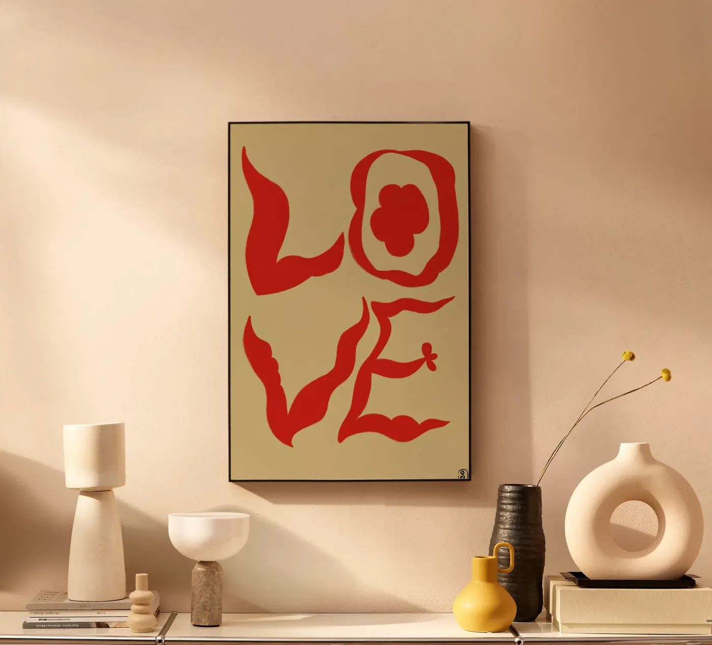 Love alluminio dibond da Sandra Poliakov