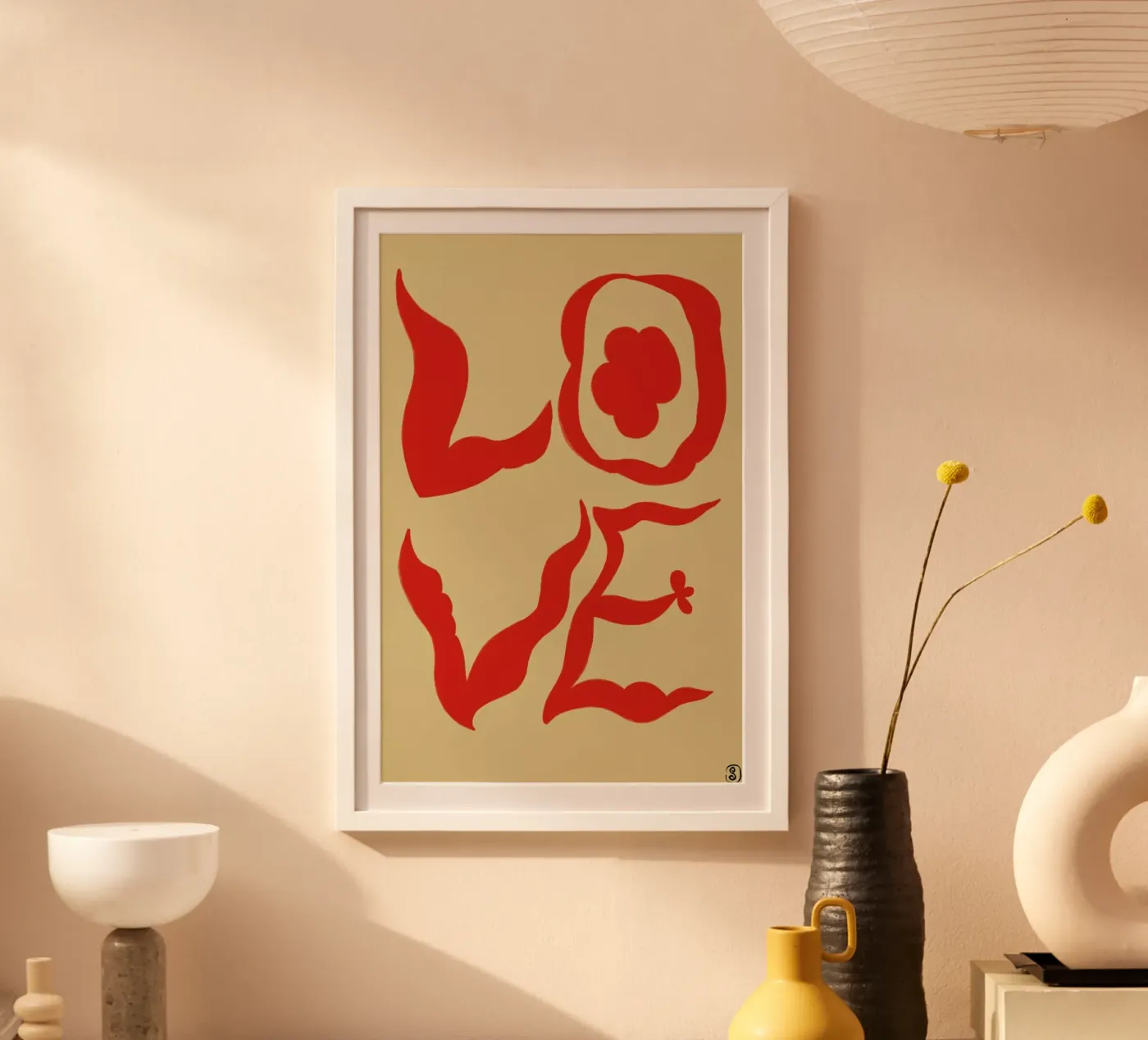 Love poster by Sandra Poliakov