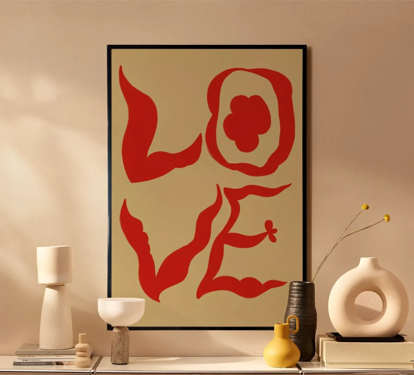 Love poster by Sandra Poliakov