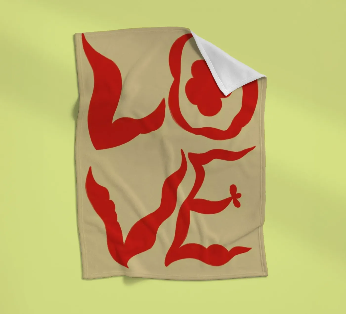 Love fleecedeken van Sandra Poliakov