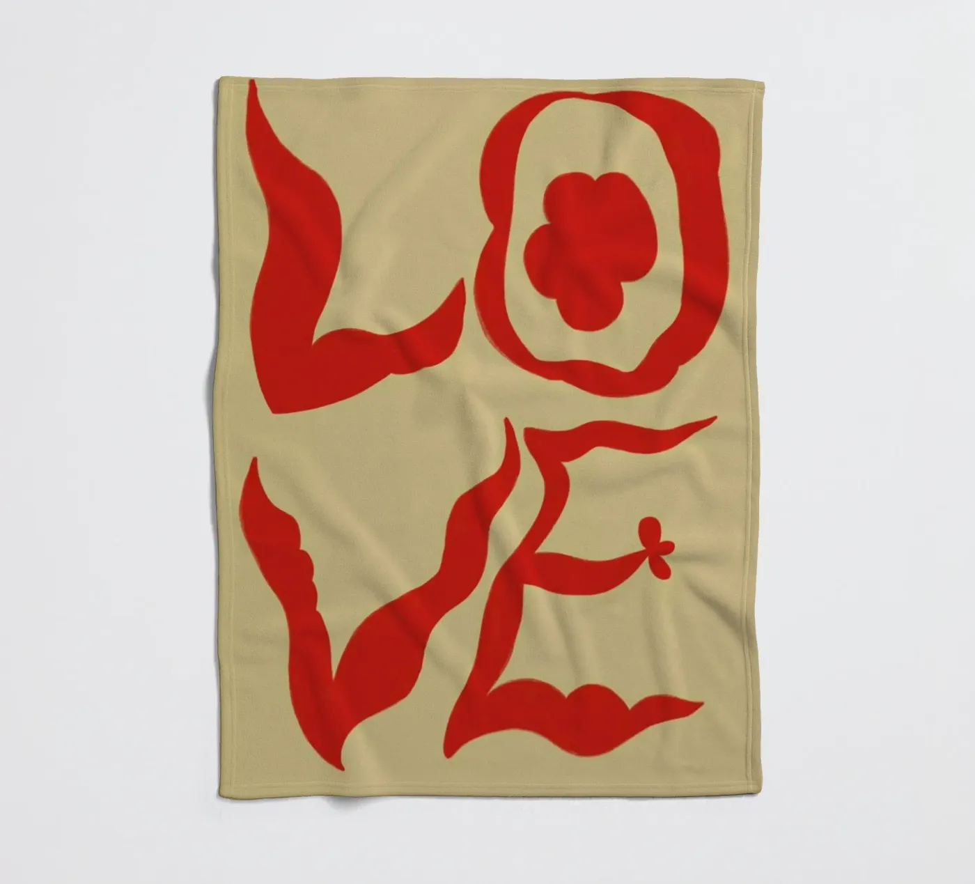 Love fleecedeken van Sandra Poliakov