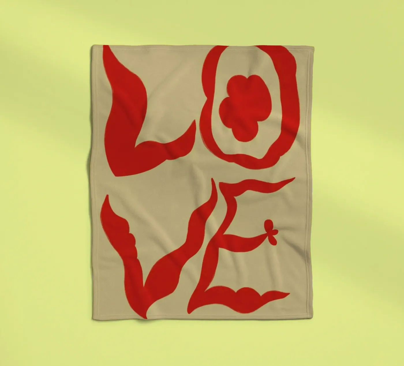 Love Fleecedecke von Sandra Poliakov