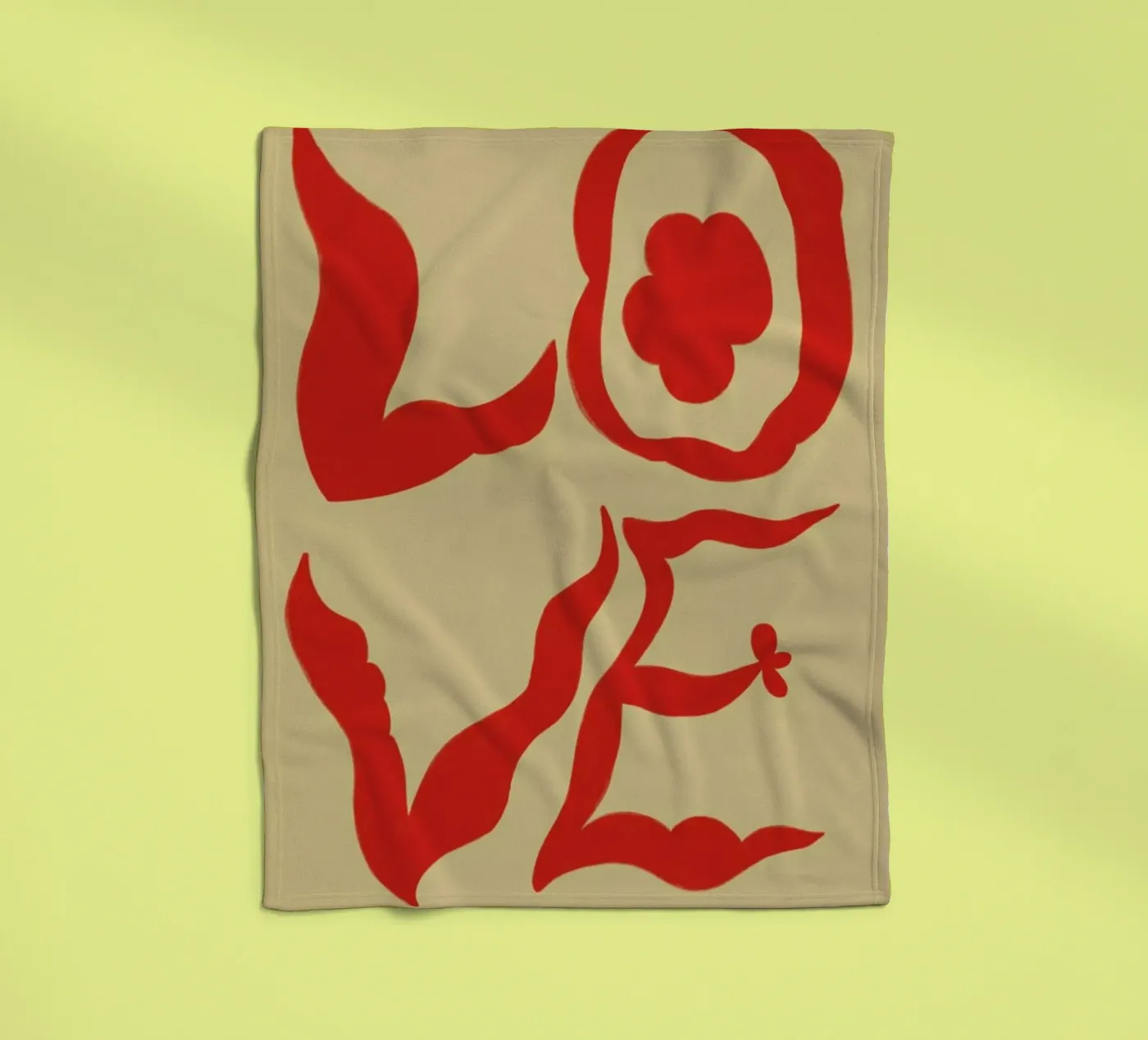 Love fleecedeken van Sandra Poliakov