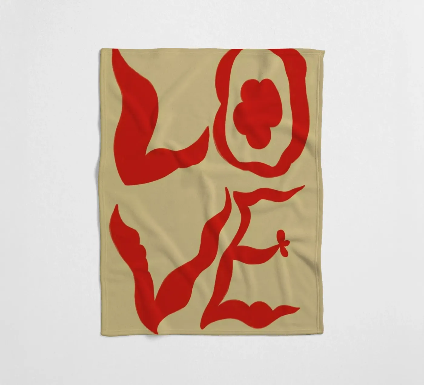 Love fleecedeken van Sandra Poliakov