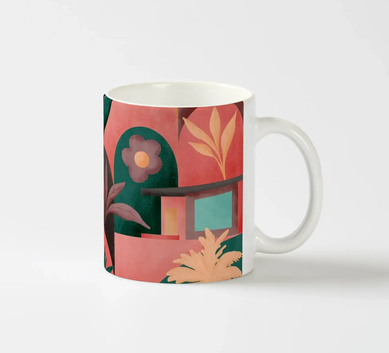 Mid Mod In Palm Springs Sunrise tazza in ceramica da designdn