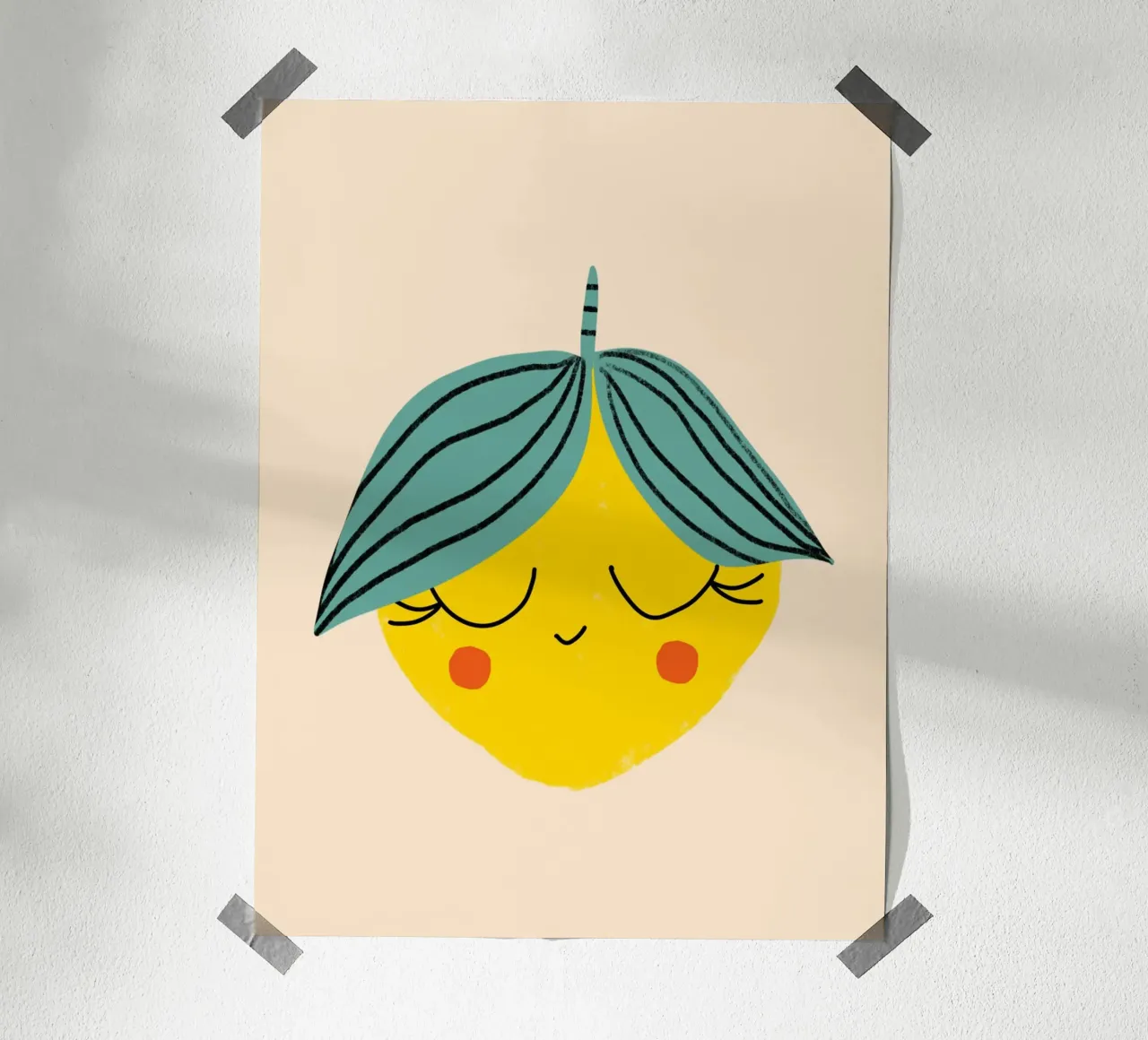 Amico limone - Arte della frutta carta hahnemühle da susanacosta