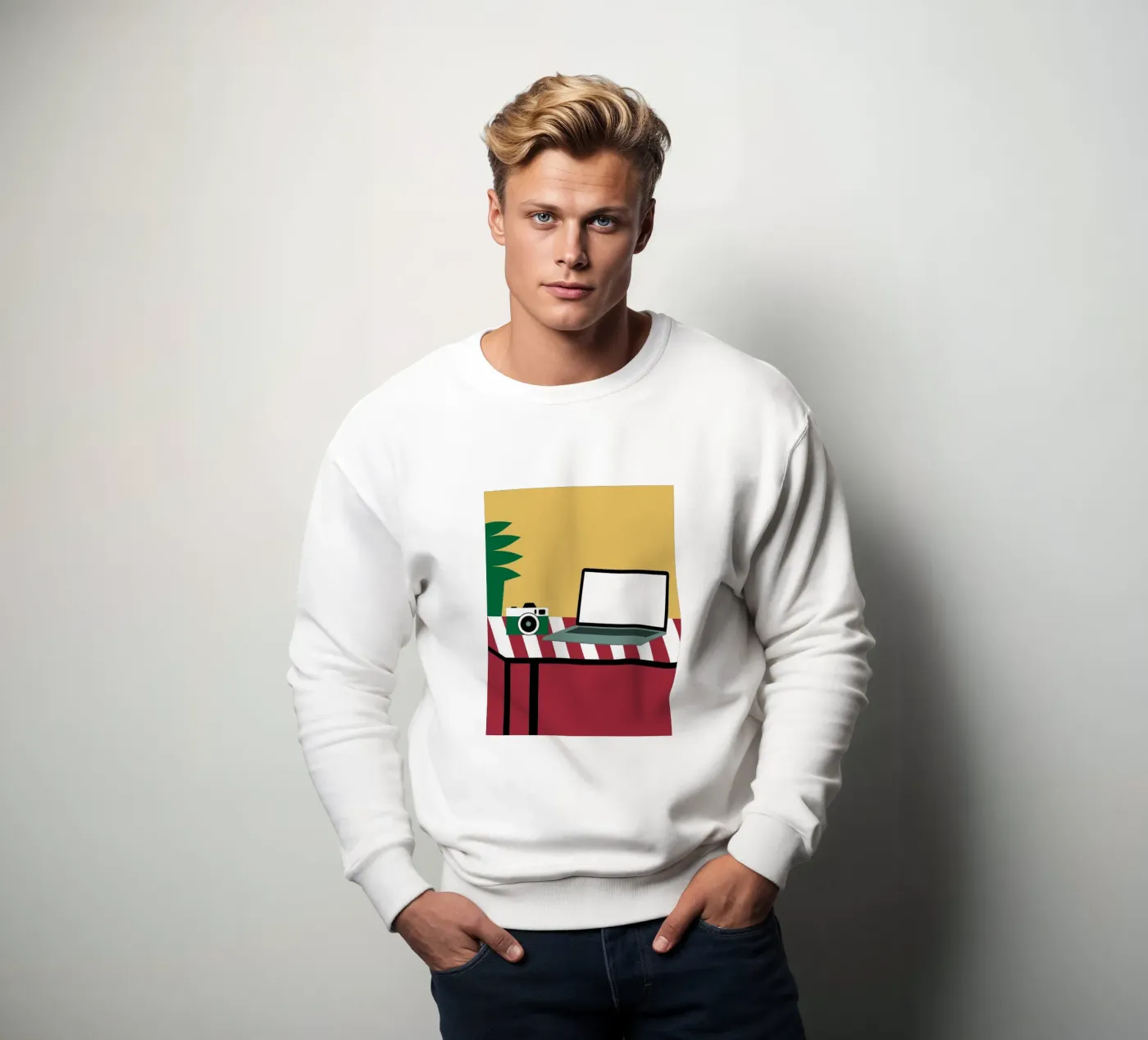 Fotocamera e computer portatile felpa da LOOK DIFFERENT