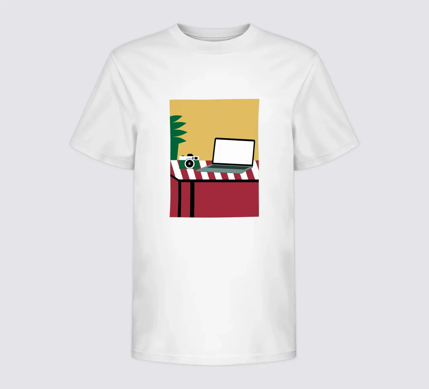 Fotocamera e computer portatile t-shirt bambini da LOOK DIFFERENT