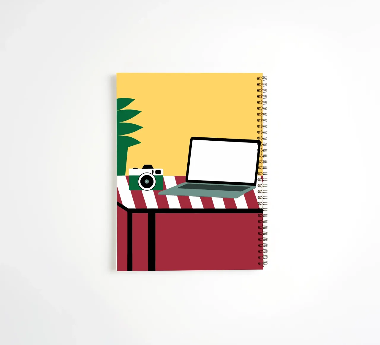 Kamera und Laptop Ringbuch von LOOK DIFFERENT