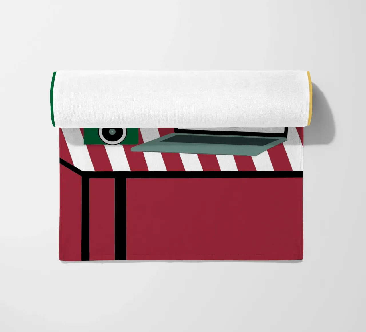 Fotocamera e computer portatile telo mare da LOOK DIFFERENT