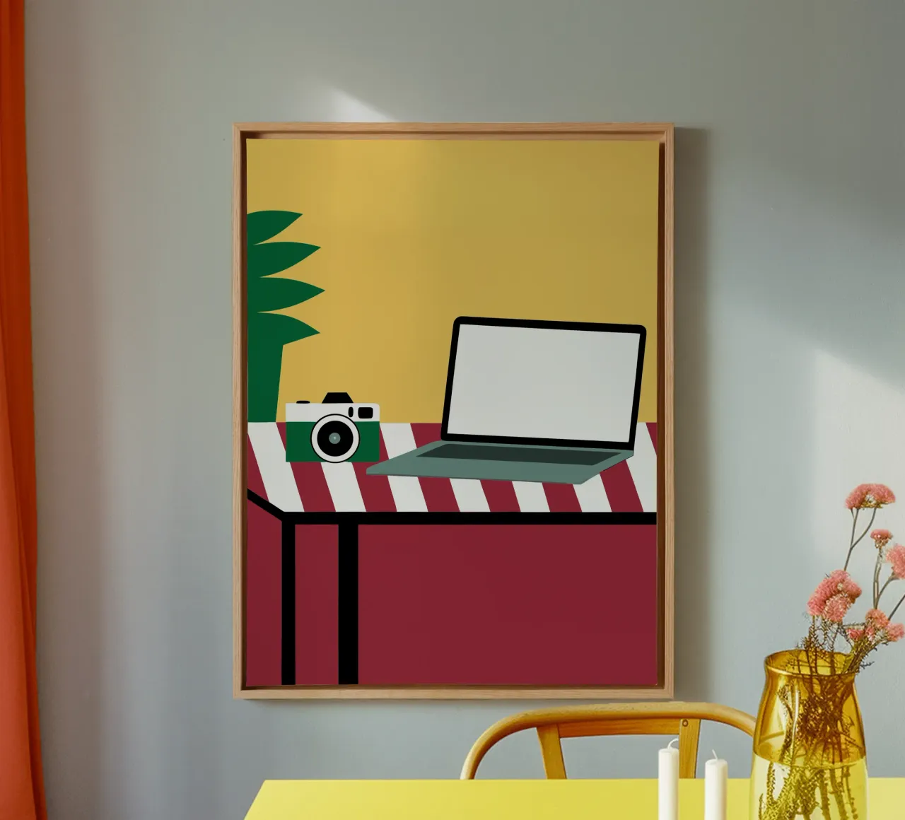 Fotocamera e computer portatile tela da LOOK DIFFERENT