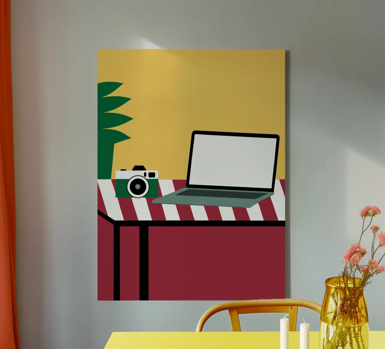 Fotocamera e computer portatile tela da LOOK DIFFERENT