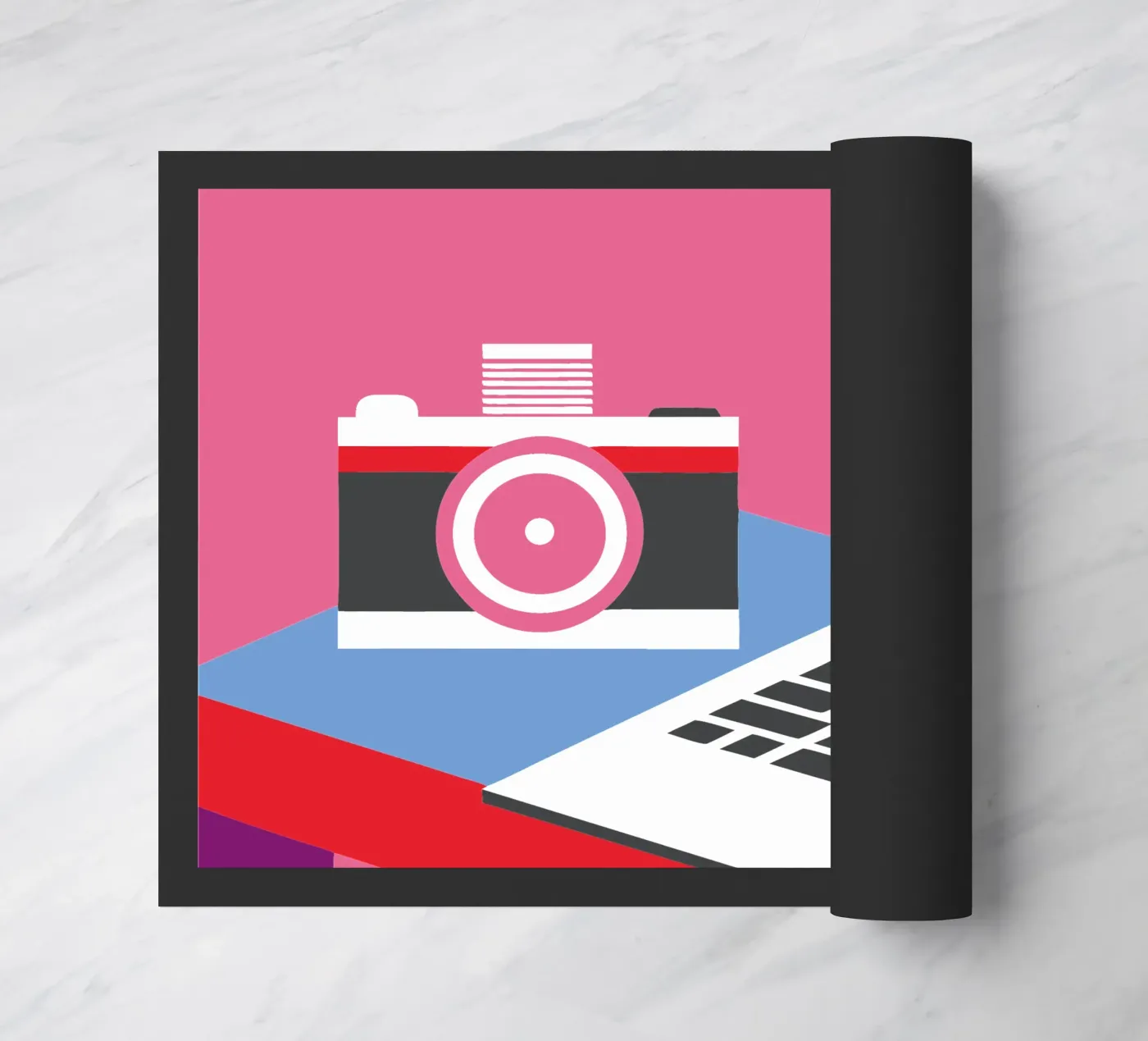 Fotocamera e computer portatile zerbino da LOOK DIFFERENT