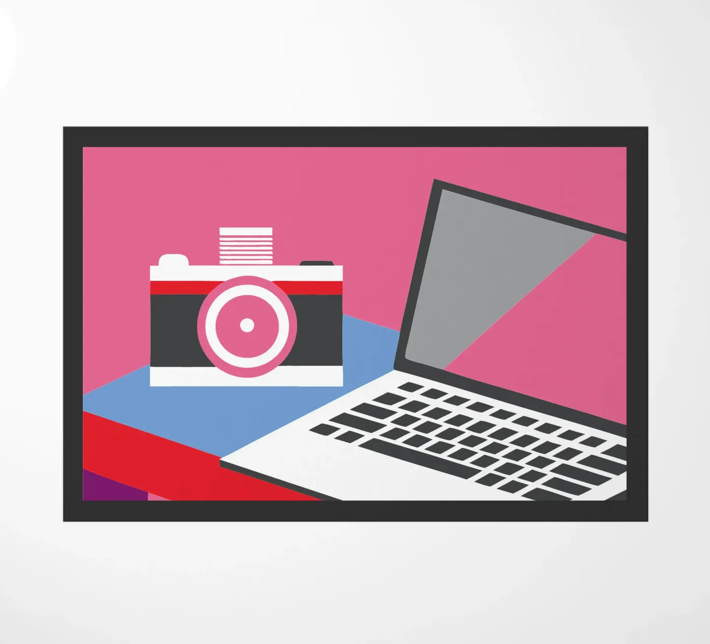 Fotocamera e computer portatile zerbino da LOOK DIFFERENT