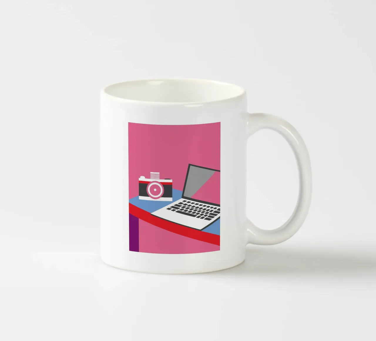 Fotocamera e computer portatile tazza in ceramica da LOOK DIFFERENT