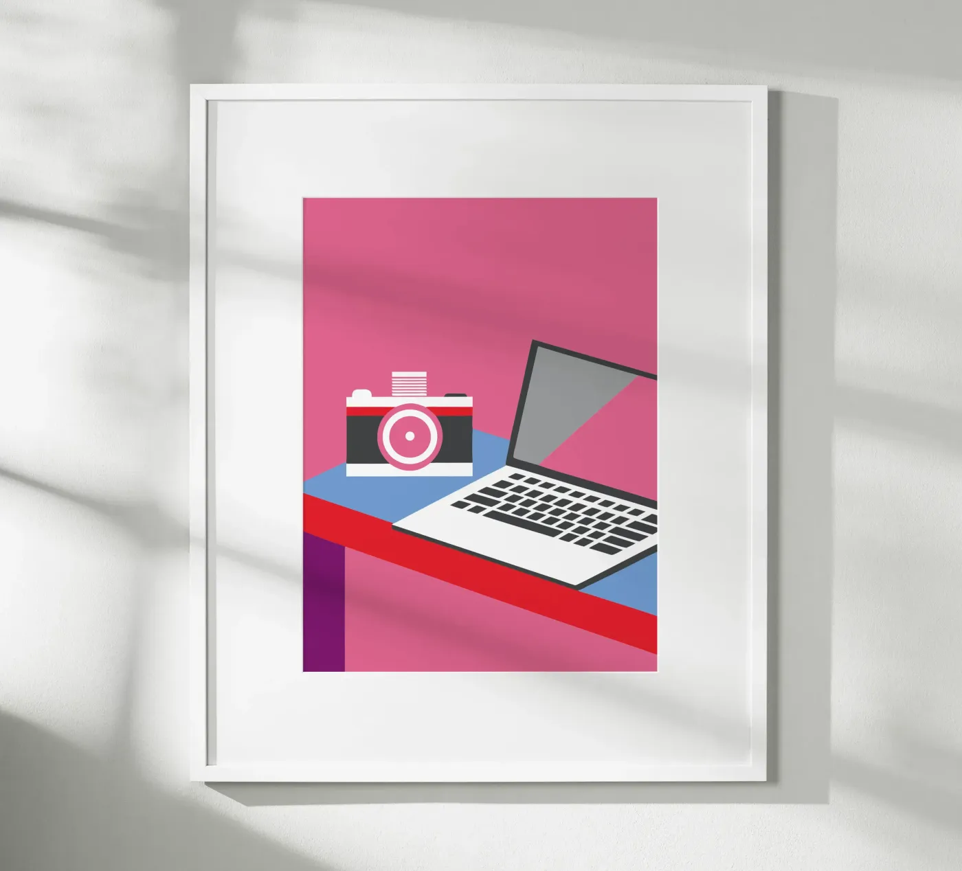 Camera en laptop poster van LOOK DIFFERENT