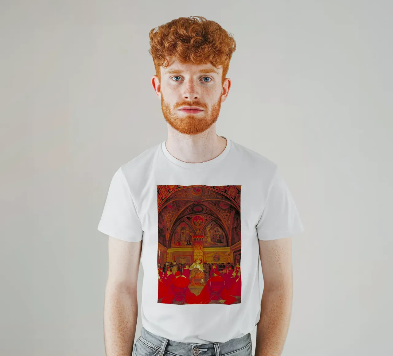 Lucrezia Borgia regna in Vaticano in assenza del papa t-shirt da Venus Art