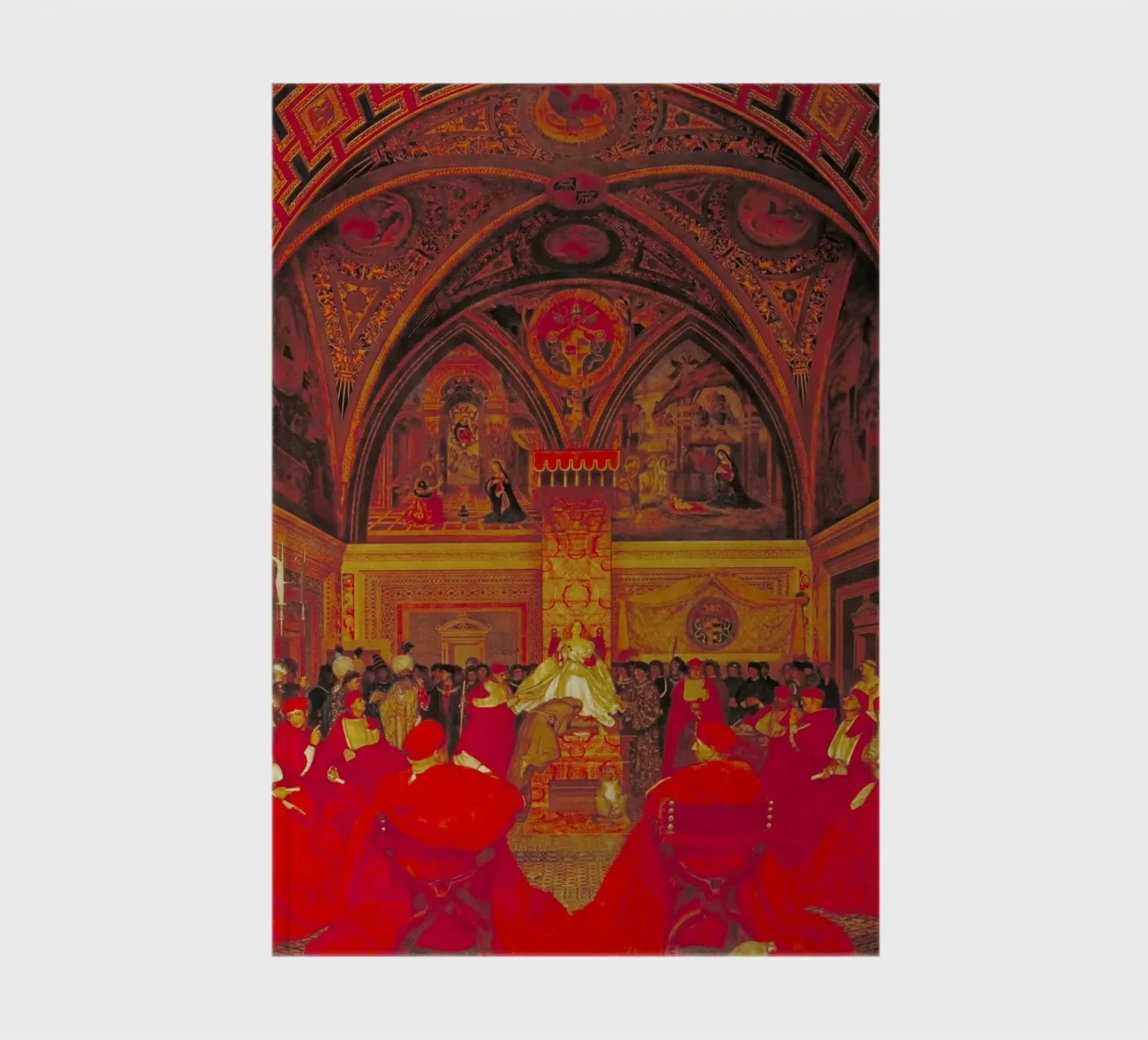 Lucretia Borgia Reigns in the Vatican in the Absence of Pope notebook by Venus Art