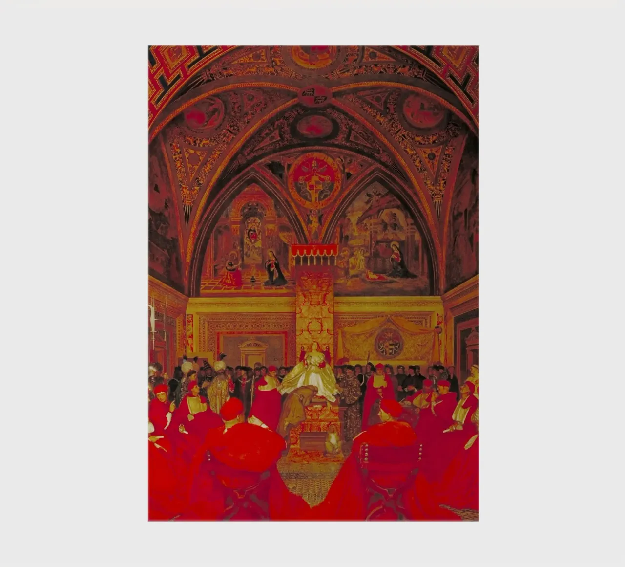 Lucretia Borgia Reigns in the Vatican in the Absence of Pope notebook by Venus Art