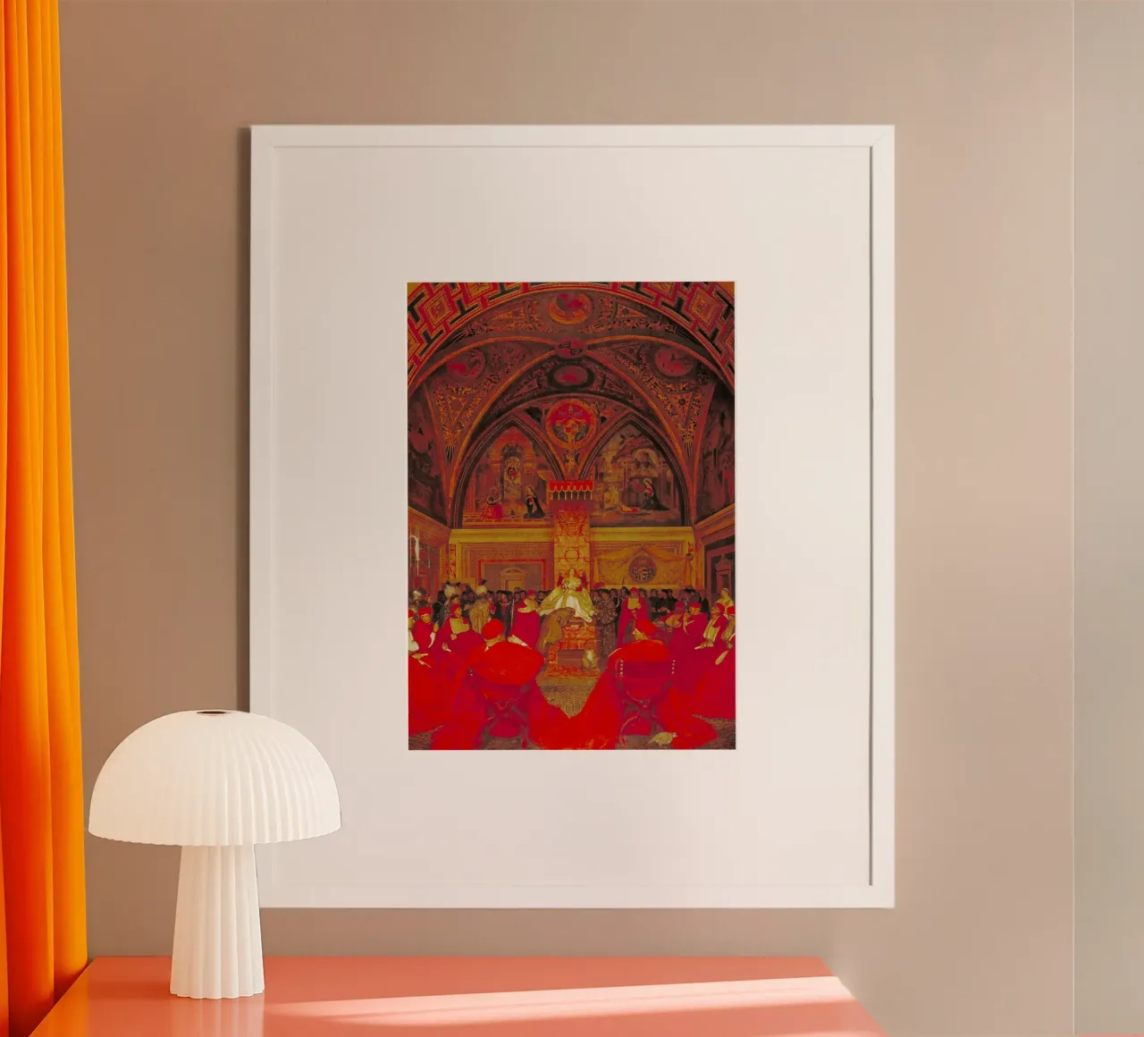 Lucrezia Borgia regna in Vaticano in assenza del papa carta hahnemühle da Venus Art