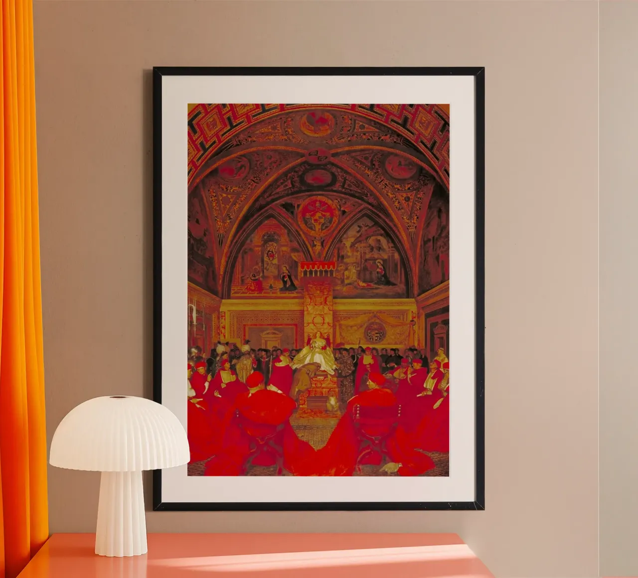 Lucrezia Borgia regna in Vaticano in assenza del papa carta hahnemühle da Venus Art