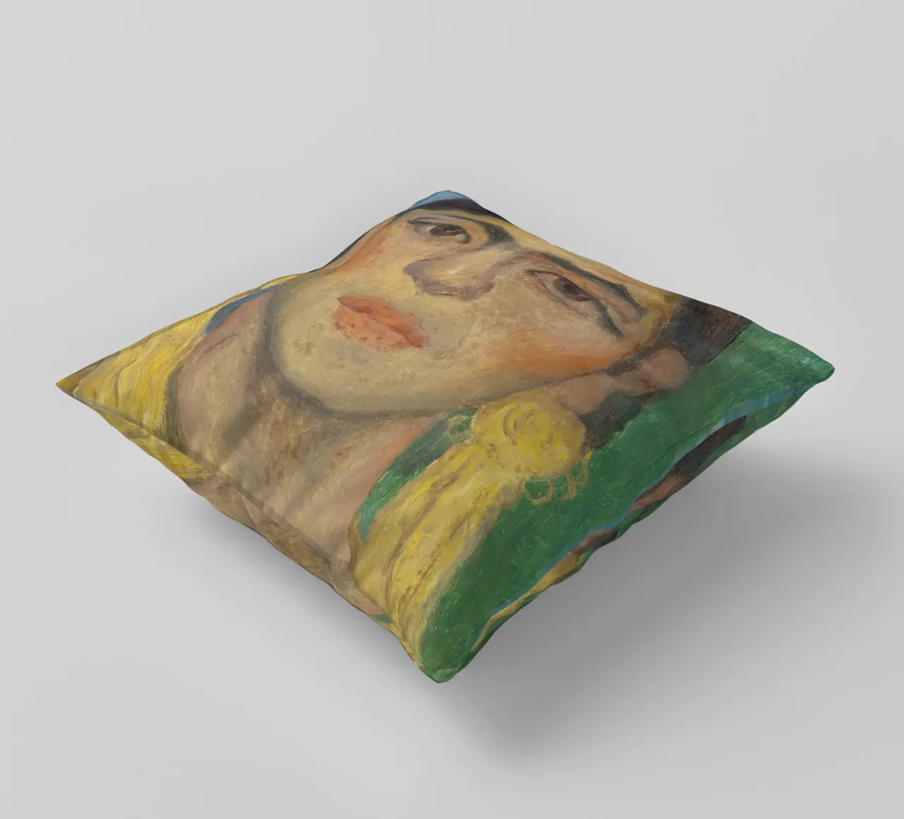 Ritratto di Frida Kahlo di Diego Rivera cuscino da Venus Art