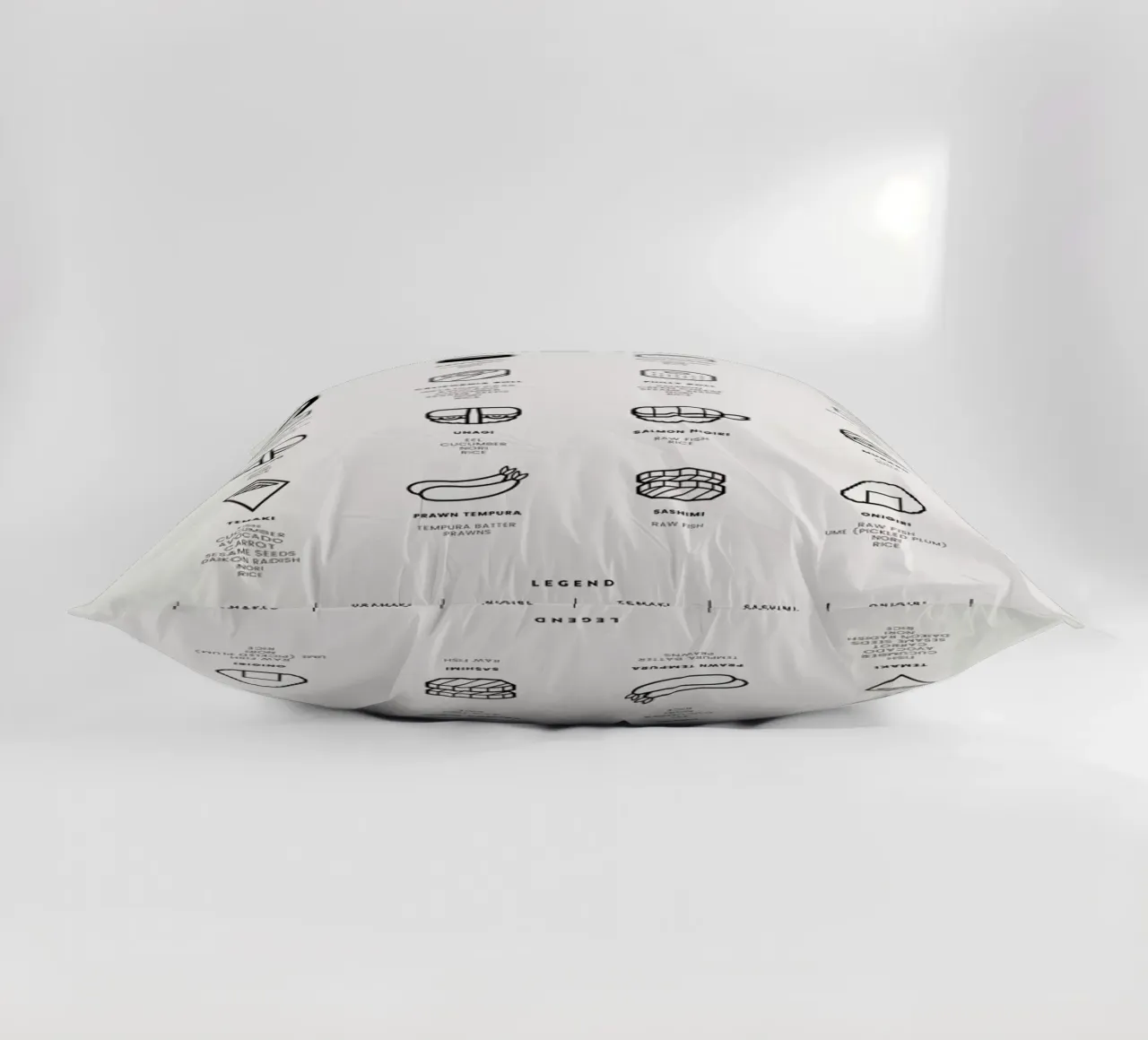 Sushi Chart 2 cuscino da daylight design studio