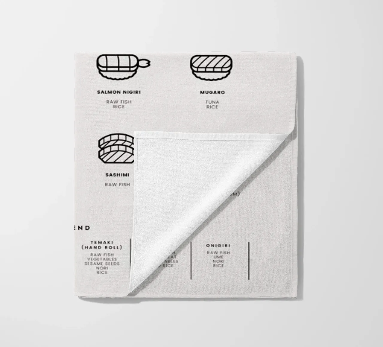 Sushi Chart 2 telo mare da daylight design studio