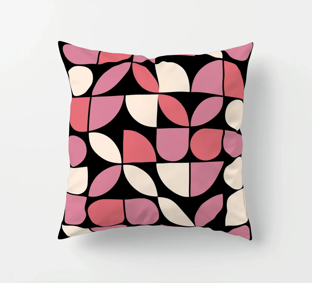 Modern Geometric Abstract Pattern decorative cushion by pdigitalprints