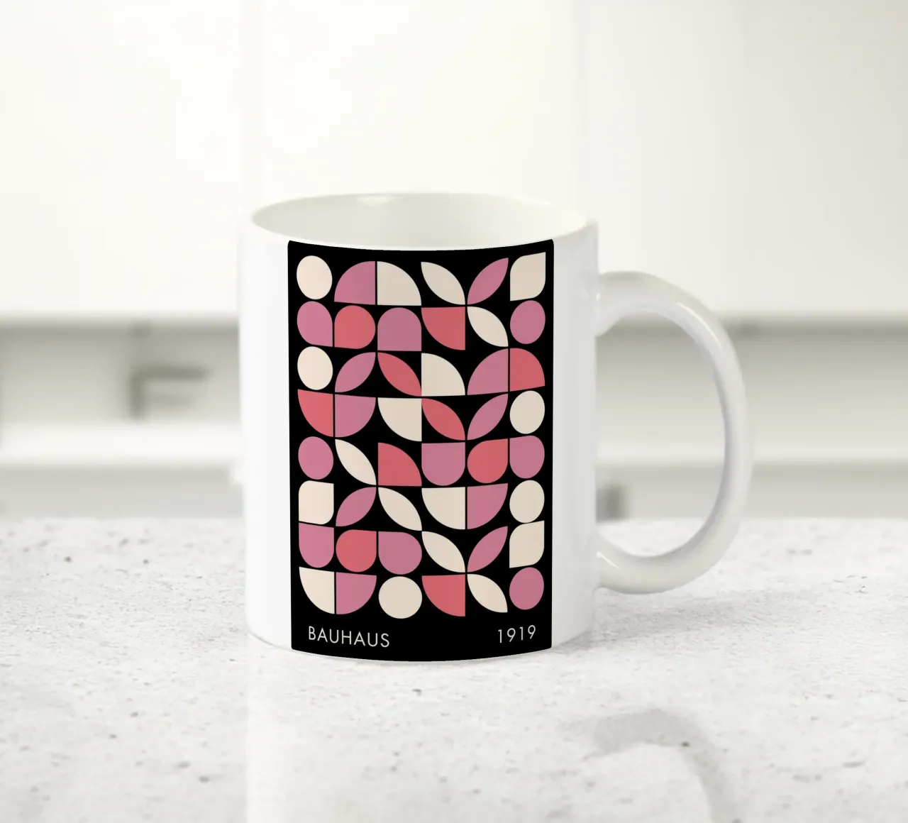Modern Geometric Abstract Pattern ceramic mug by pdigitalprints