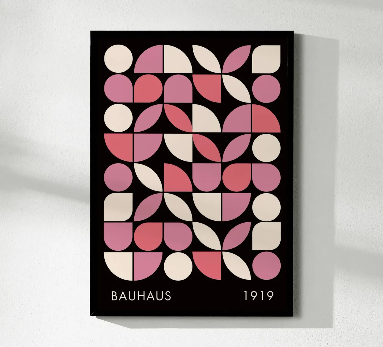 Modernes geometrisches abstraktes Muster Poster von pdigitalprints