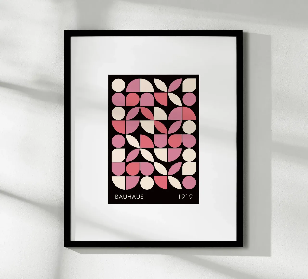 Modernes geometrisches abstraktes Muster Poster von pdigitalprints