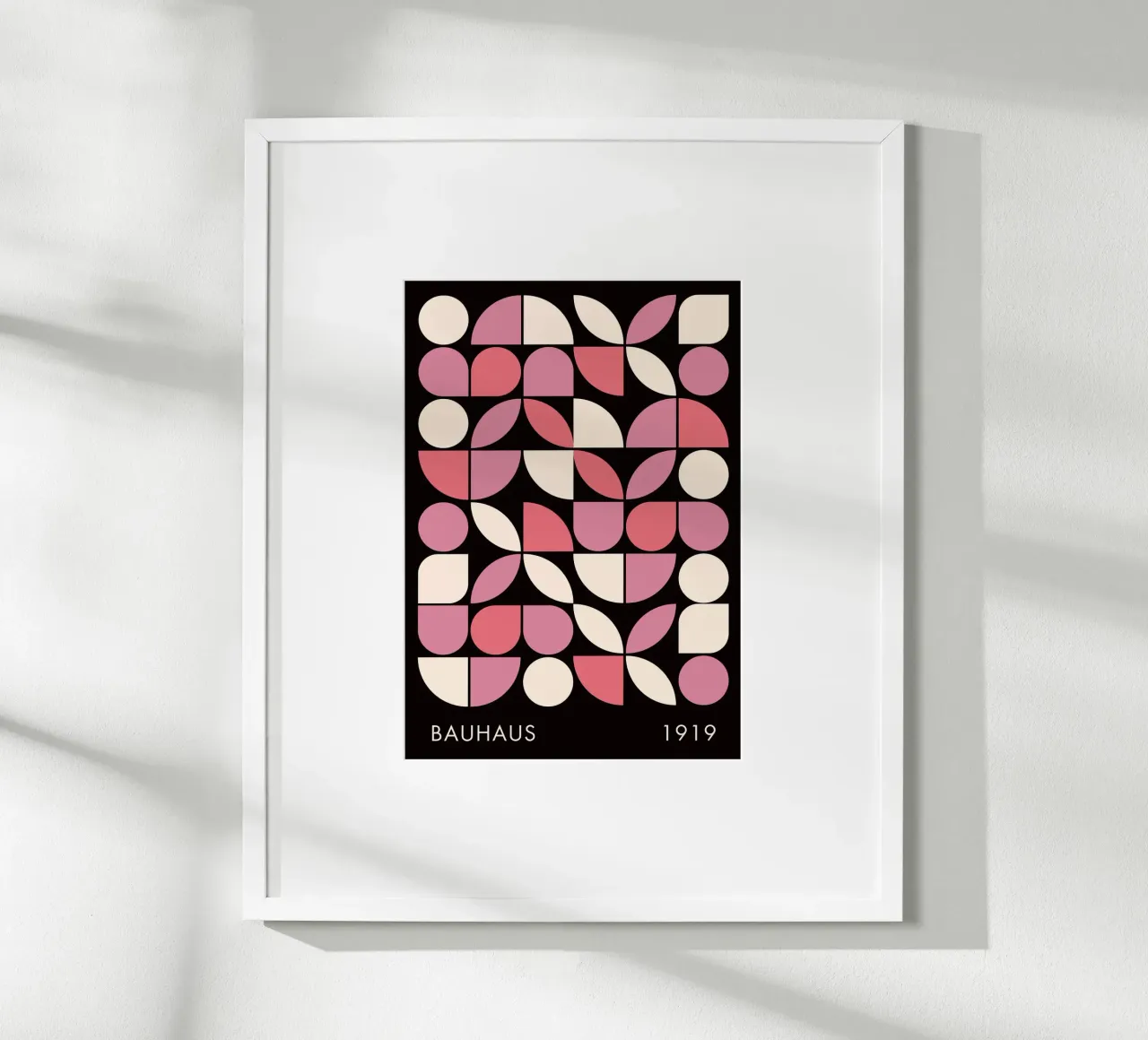 Modernes geometrisches abstraktes Muster Poster von pdigitalprints