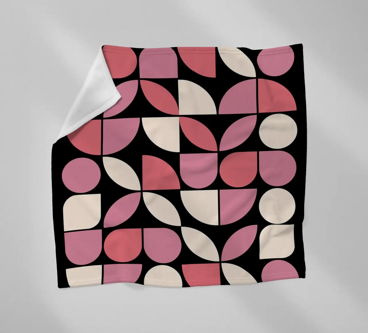 Modern Geometric Abstract Pattern fleece blanket by pdigitalprints