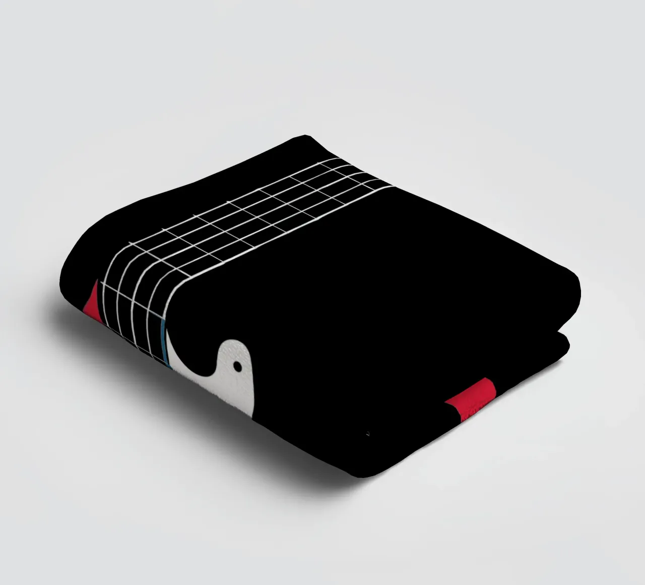 Electric Guitar and Speakers towel by LOOK DIFFERENT
