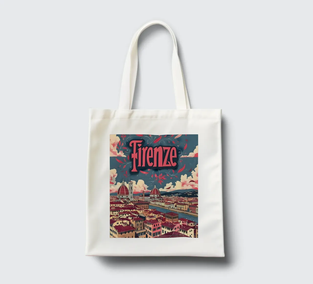 Firenze borsa in juta da Vintage Travel Art