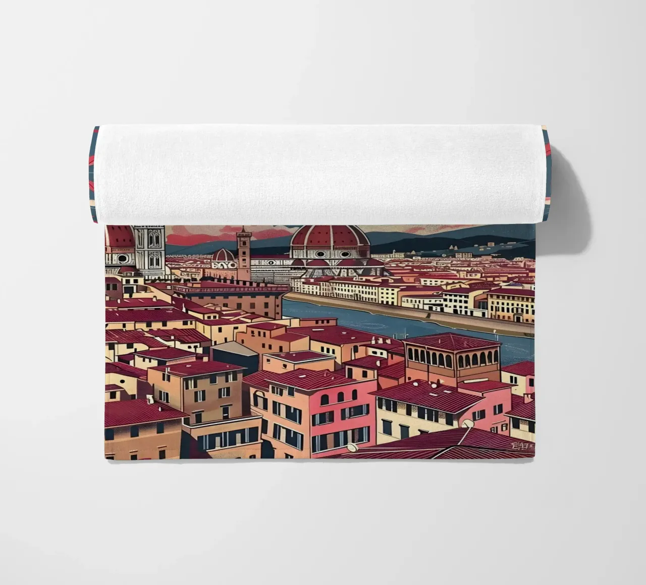 Firenze telo mare da Vintage Travel Art