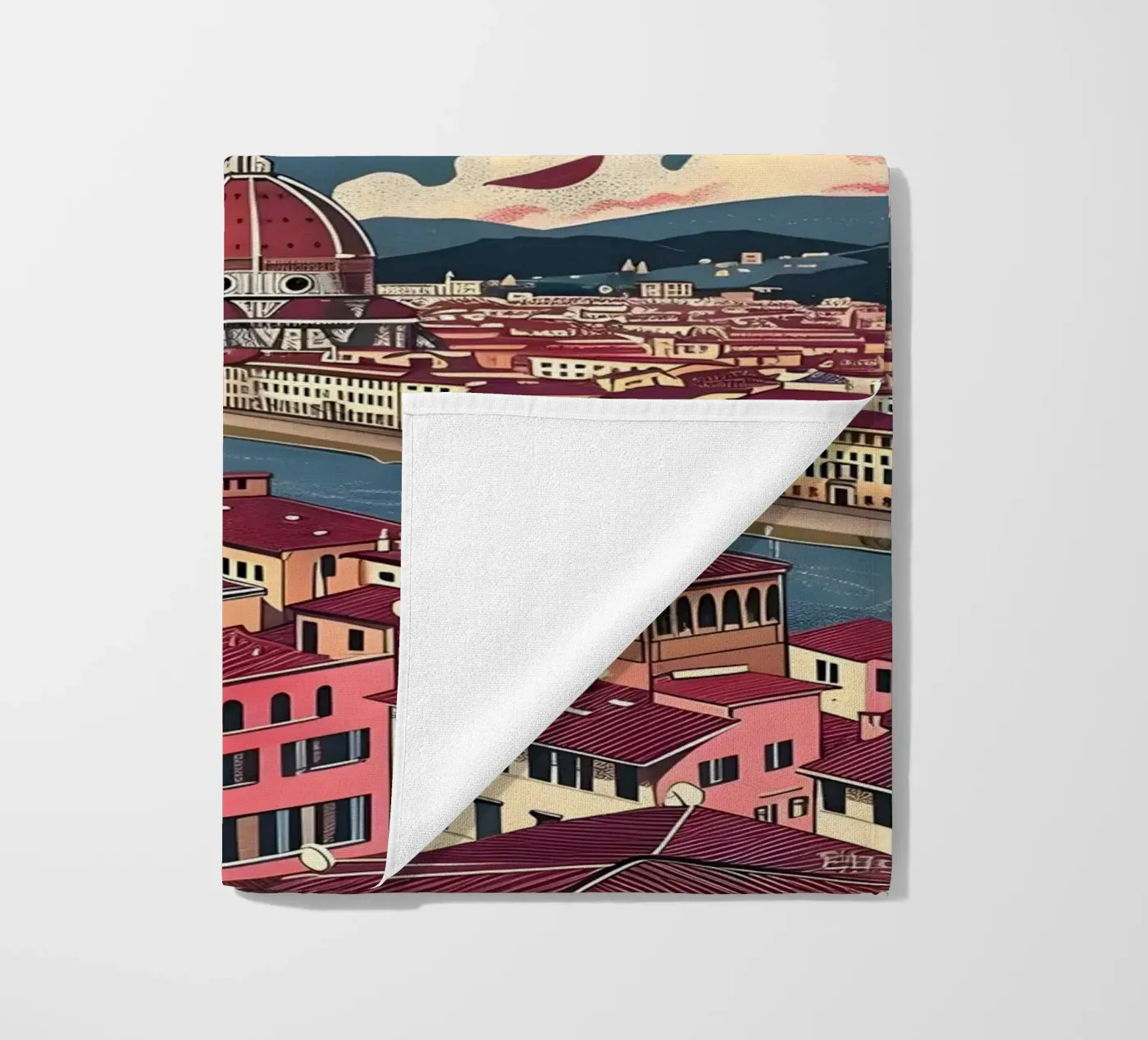 Firenze telo mare da Vintage Travel Art