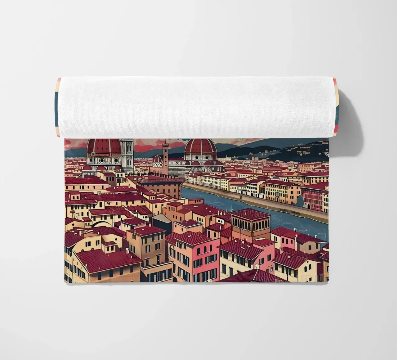 Firenze telo mare da Vintage Travel Art