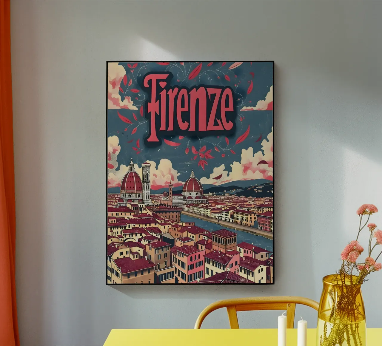 Firenze plexiglass da Vintage Travel Art