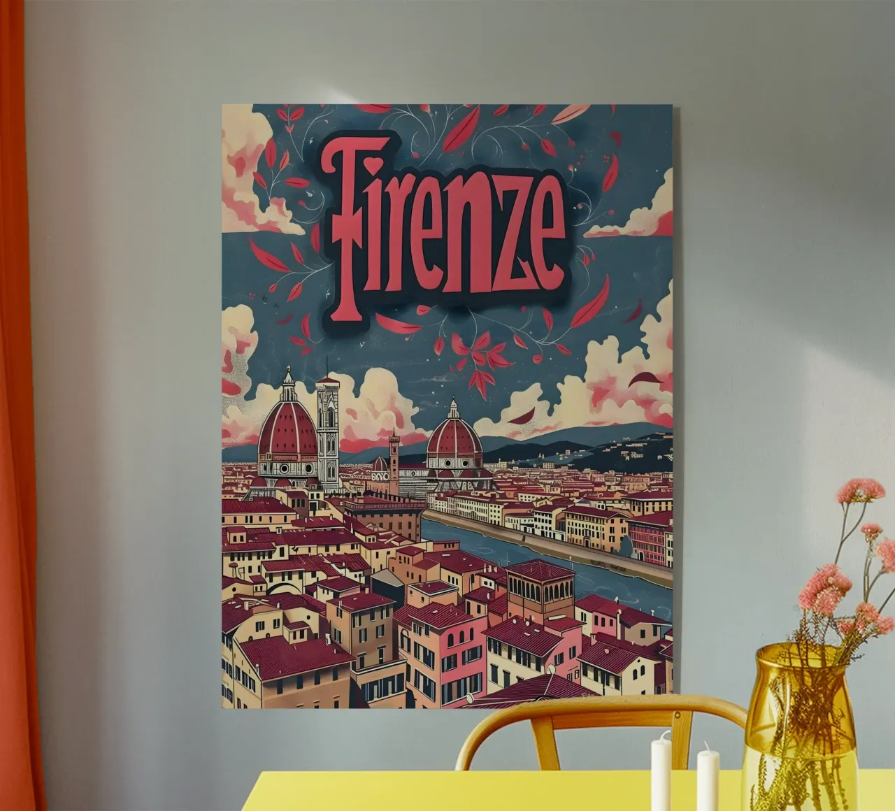 Firenze plexiglass da Vintage Travel Art