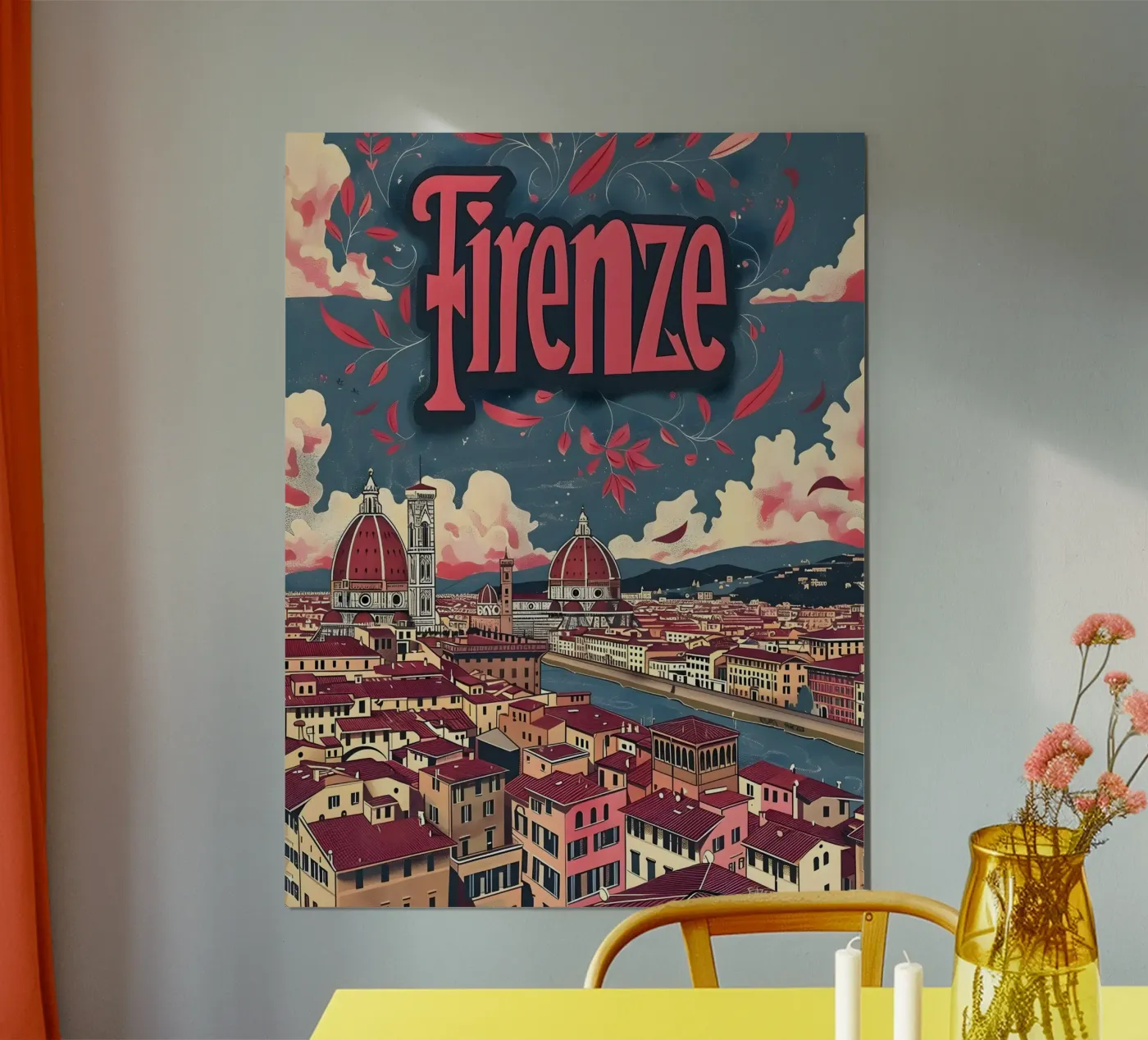 Florence poster by Vintage Travel Art