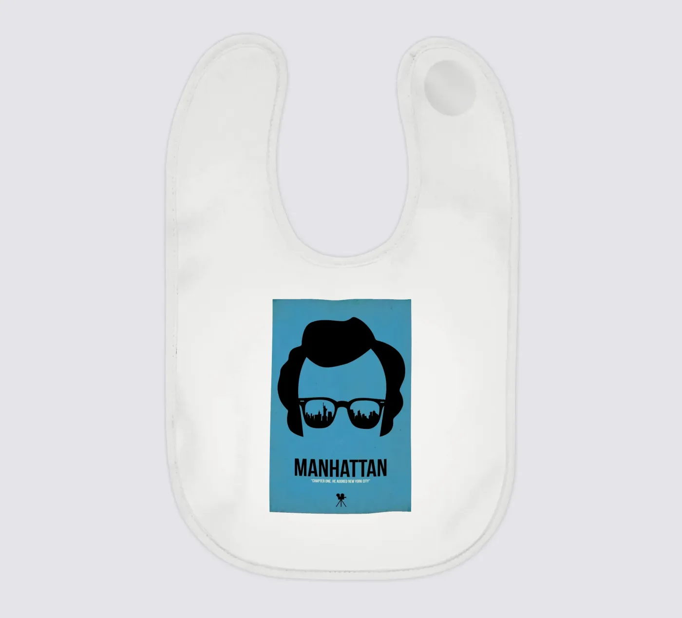 Manhattan baby bib by Naxart