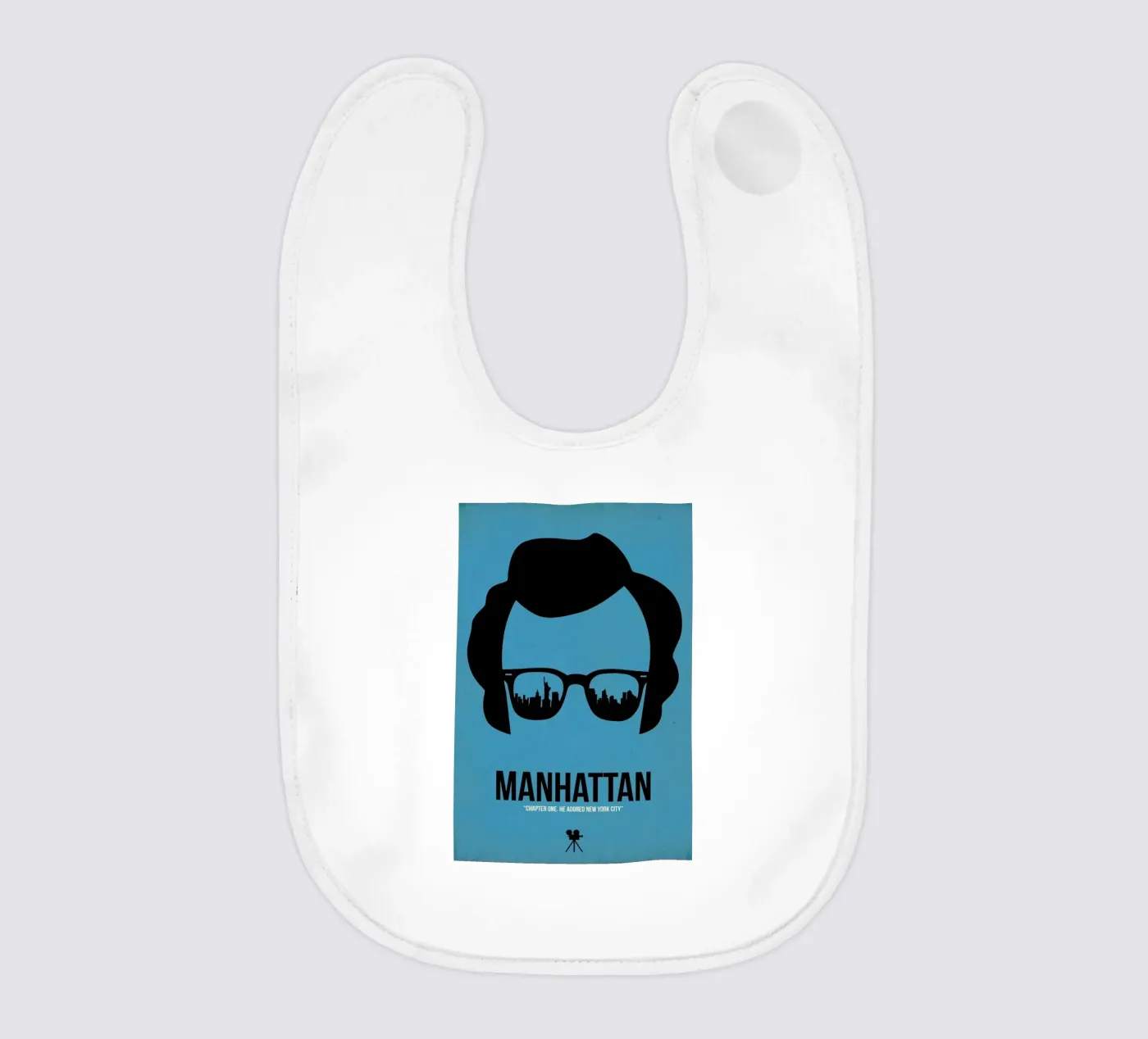 Manhattan baby bib by Naxart