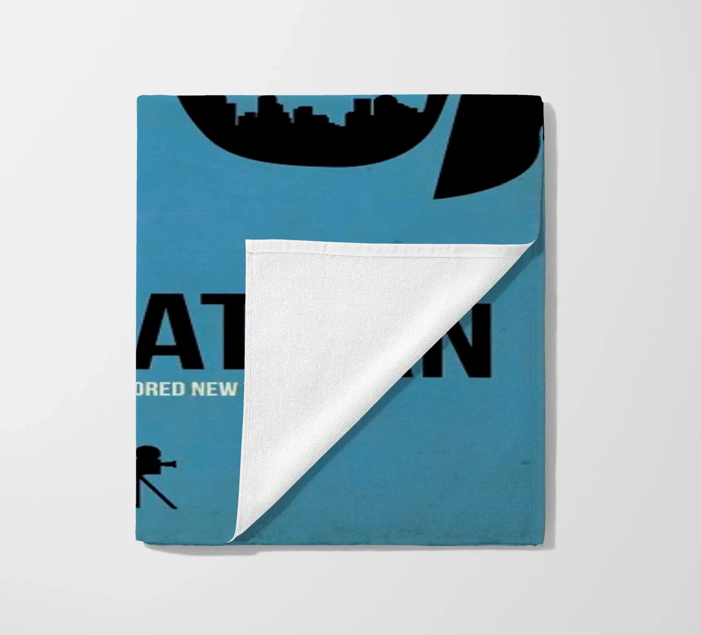 Manhattan beach towel by Naxart