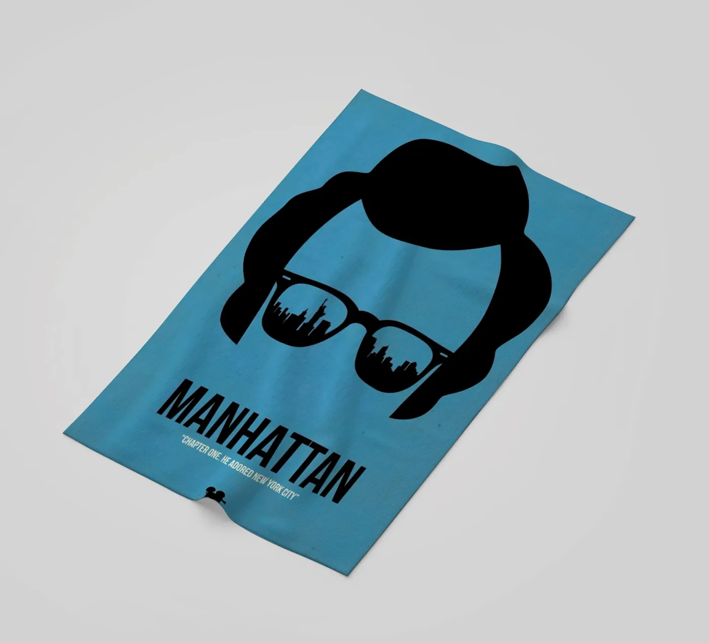 Manhattan beach towel by Naxart