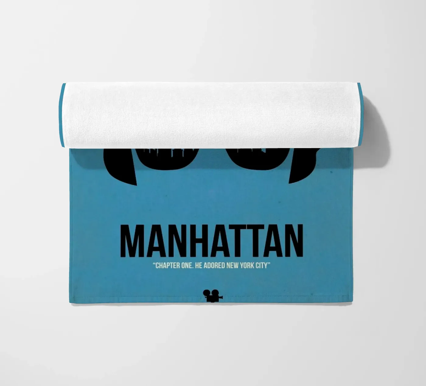 Manhattan beach towel by Naxart