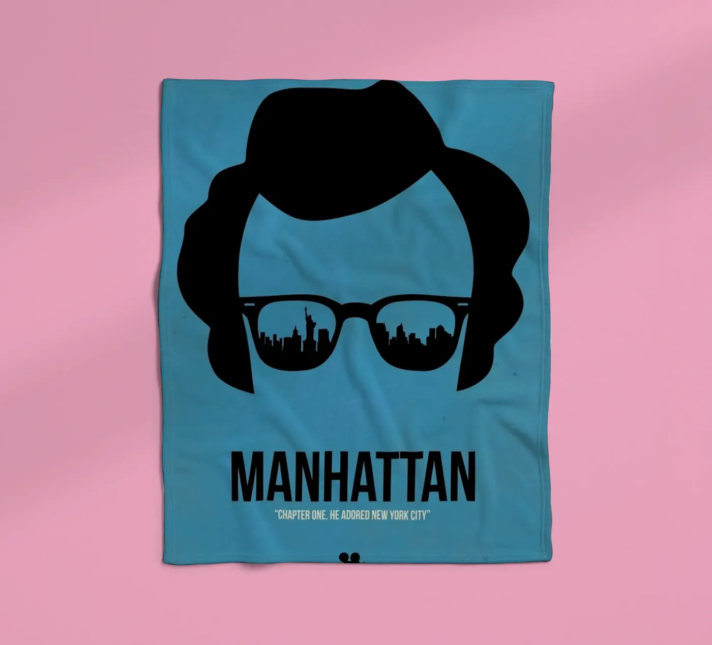 Manhattan fleece blanket by Naxart