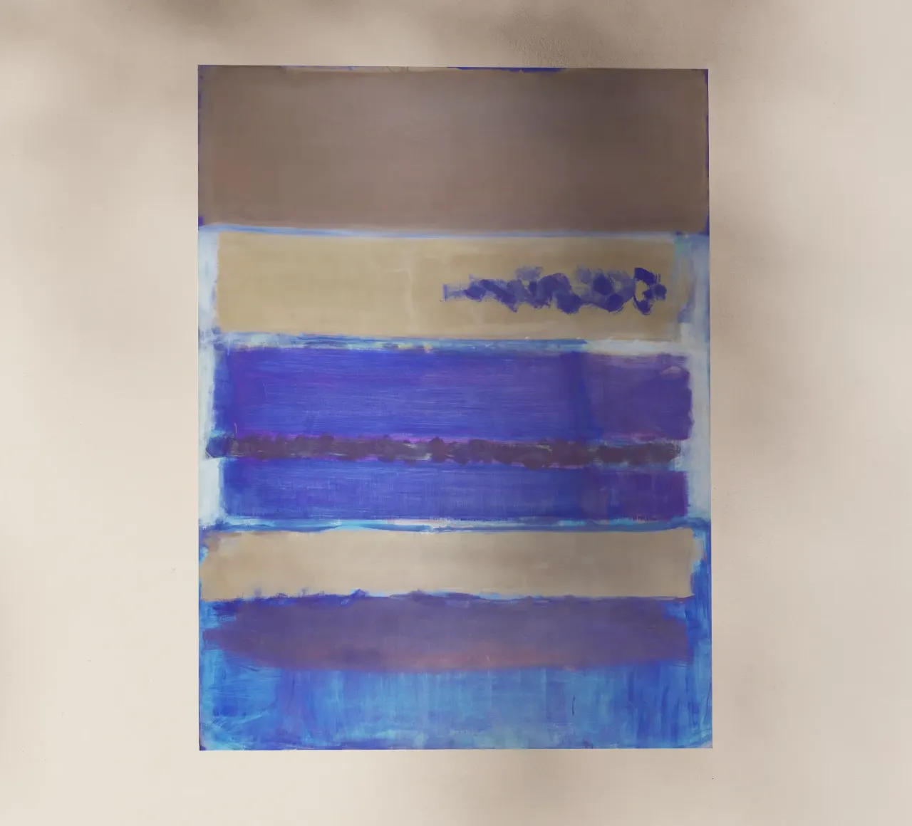 Untitled by Mark Rothko backlit film by Classic Art Prints